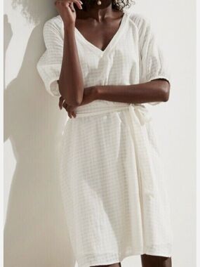 Banana Republic Textured Gauzy Cotton Mini Sun Dress NWT